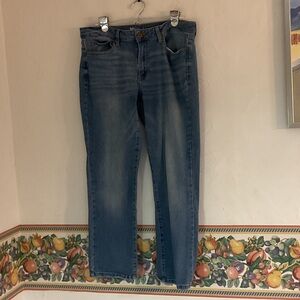 Sonoma Straight Leg Jeans, Size 14, Light Blue